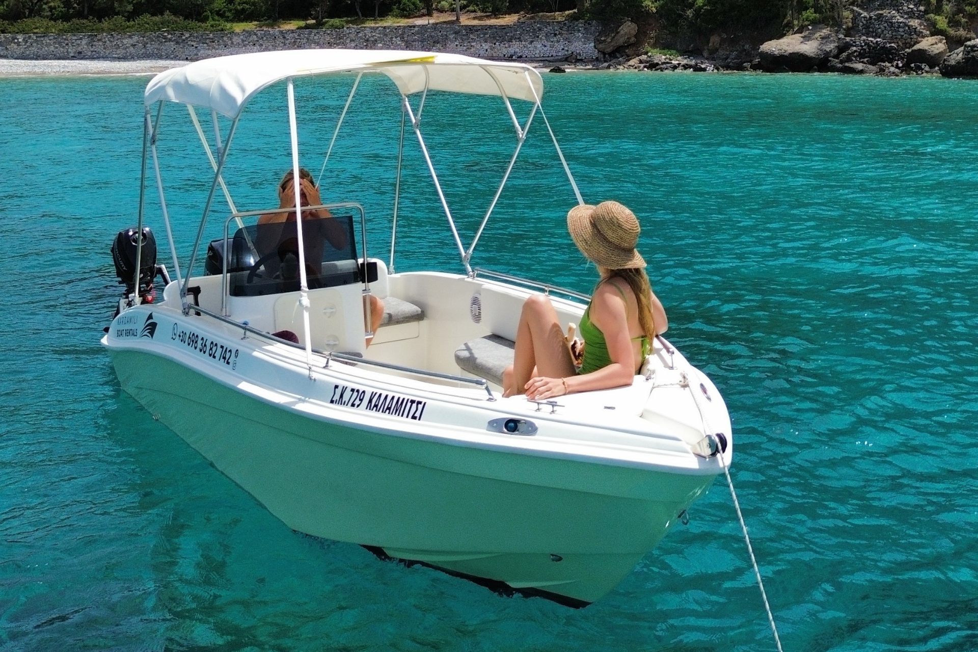 kardamili-boat-rentals-kalamitsi-boat-green