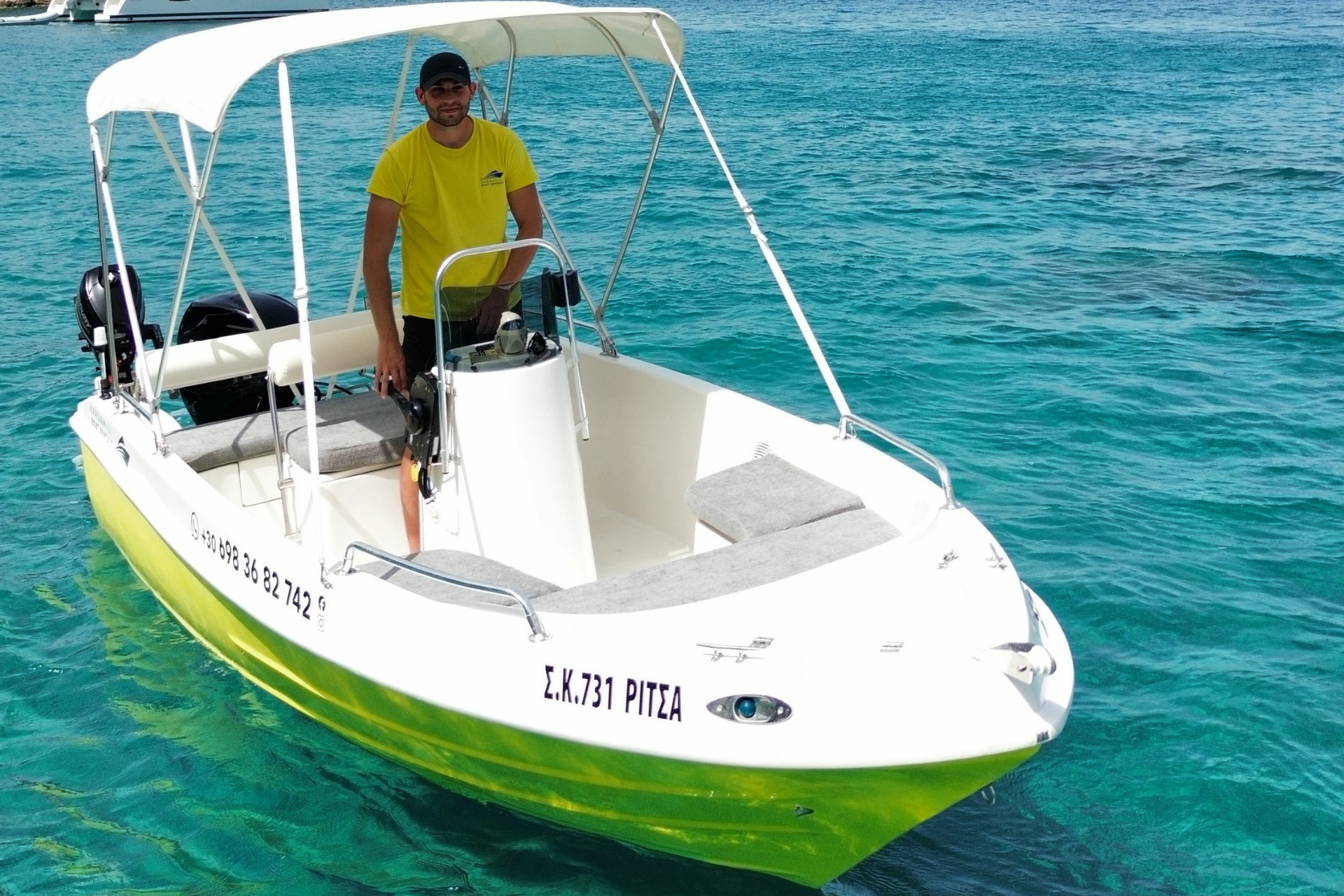 kardamili-boat-rentals-ritsa-boat-yellow